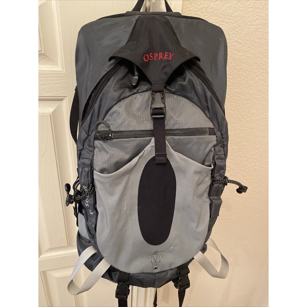 OSPREY Atmos 35 Airspeed size Men’s S. Gray and Black Backpack